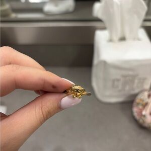 Gold Versace Cocktail Ring